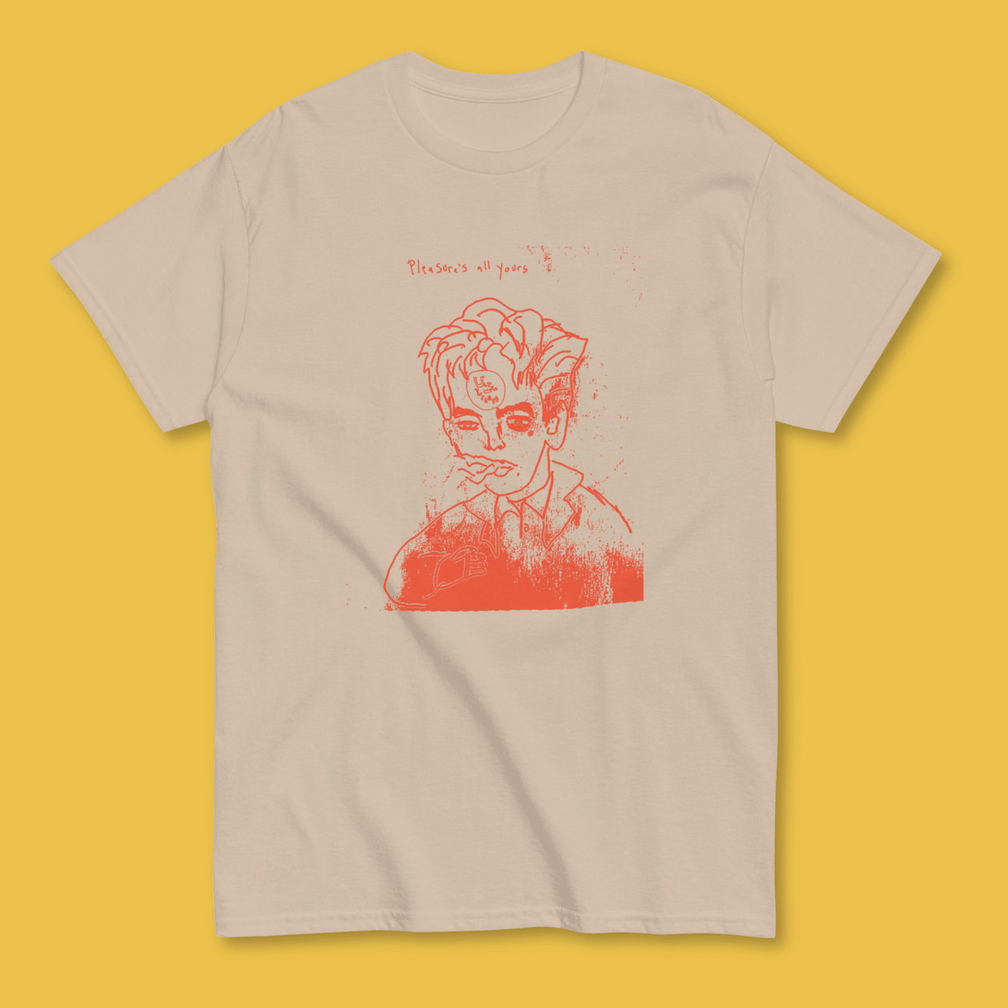 Big Head Shirt (Pleasures's All Yours) - Urnge Red