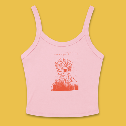 Big Head Tank Top - Urnge Red