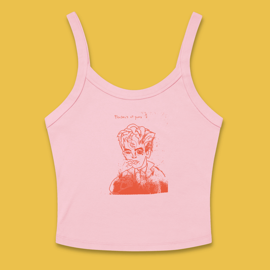 Big Head Tank Top - Urnge Red