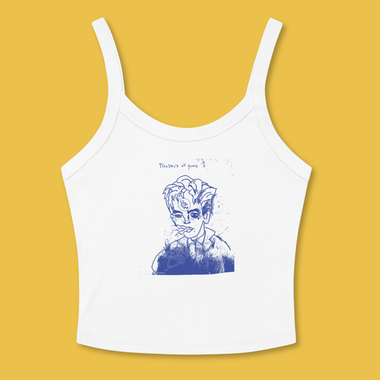 Big Head Tank Top - Blue